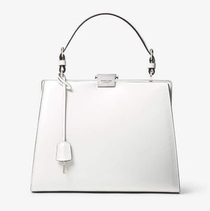 Michael Kors Collection Optic White Simone Bag